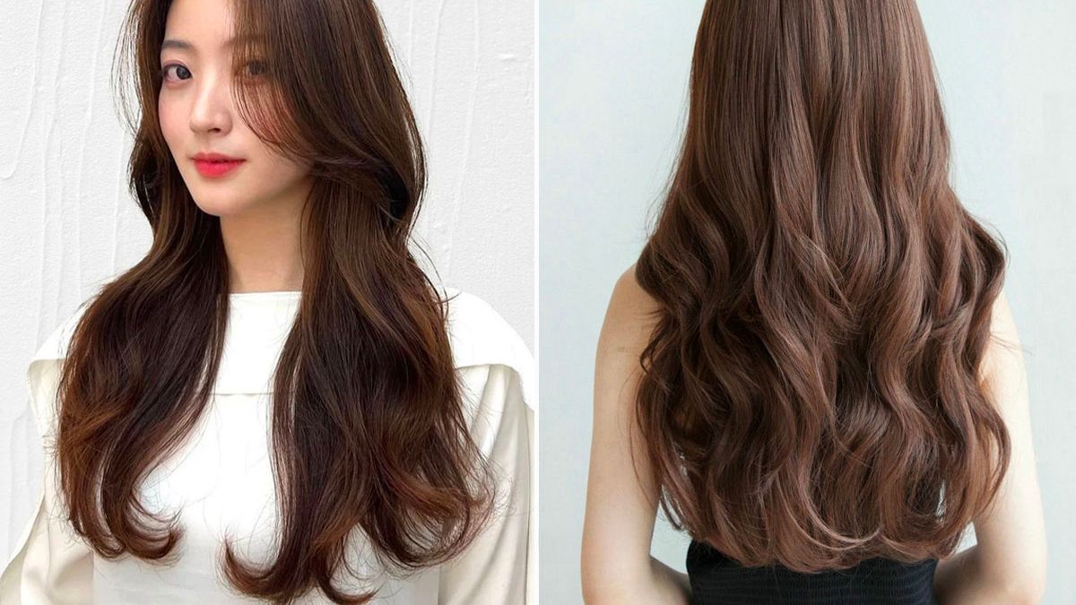 4. Kiểu tóc layer nữ dài xoăn nhẹ